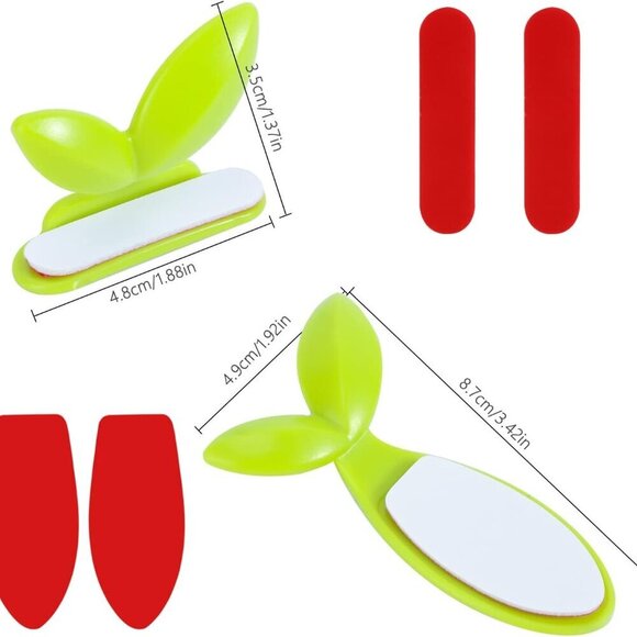 6 Pcs Toilet Seat Lid Lifter, Cute Sprout Shape - BRAND NEW - Picture 2 of 5